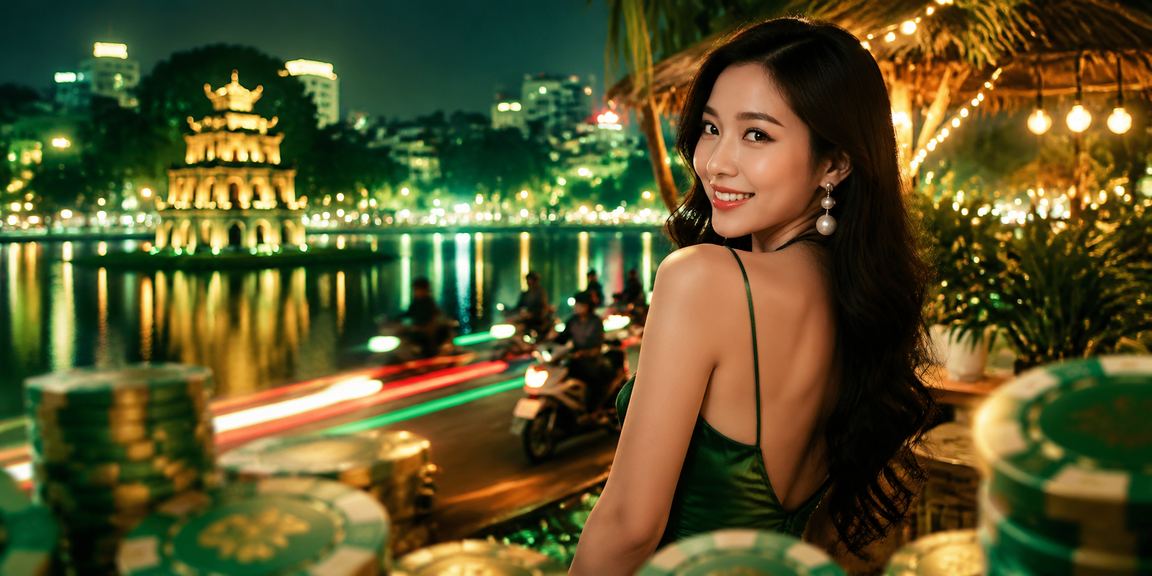 Sảnh cá cược thể thao đèn neon tại Hà Nội